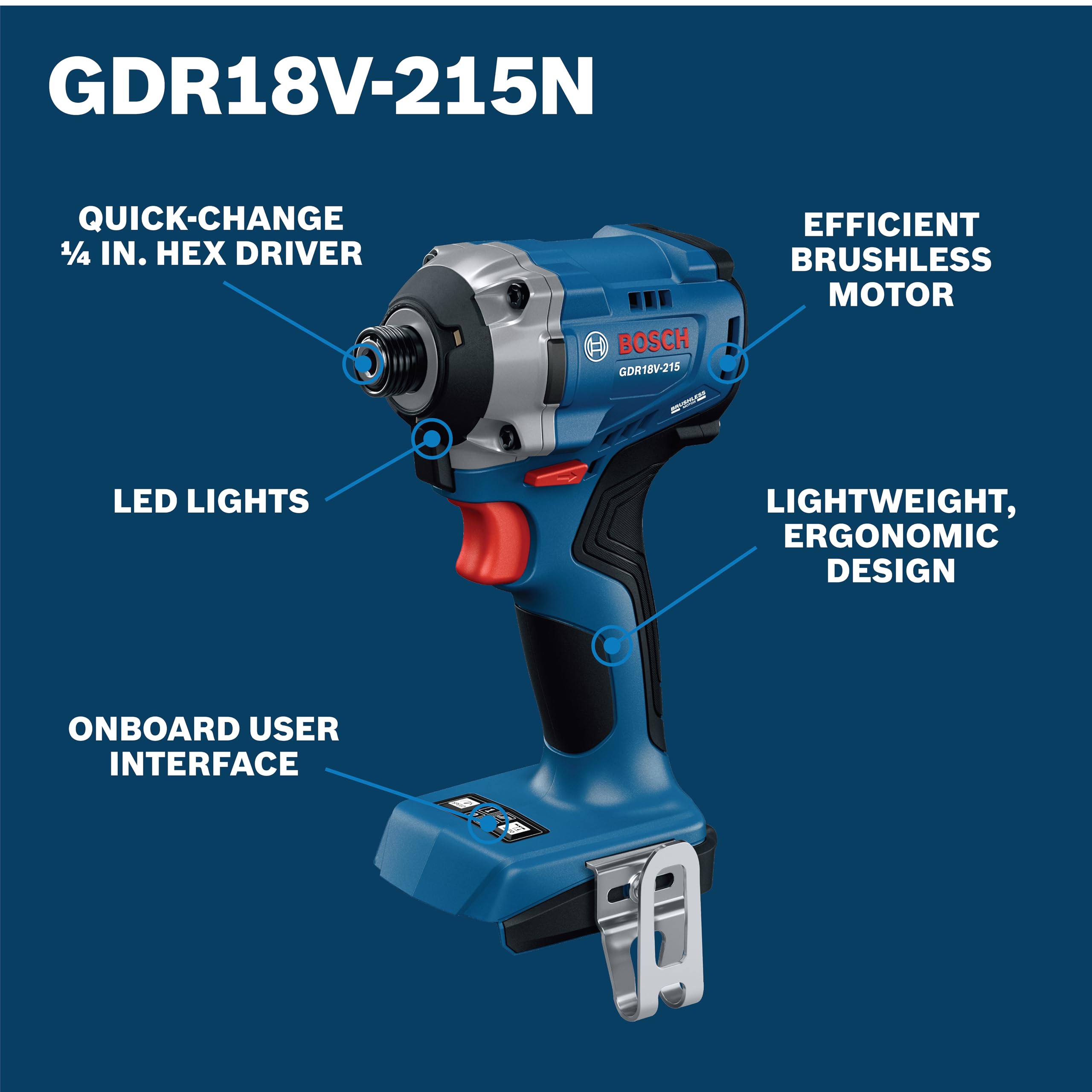 ボッシュ コードレスインパクトドライバー GDR 18V-215 ボッシュ